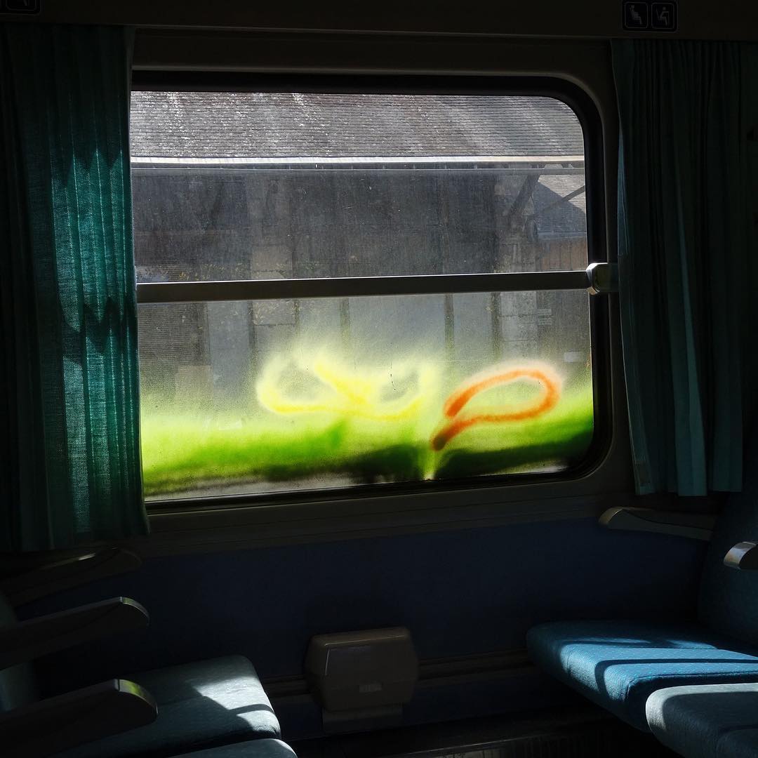 Cédric Thévenot's train window submission (image courtesy of @cedric.theveno