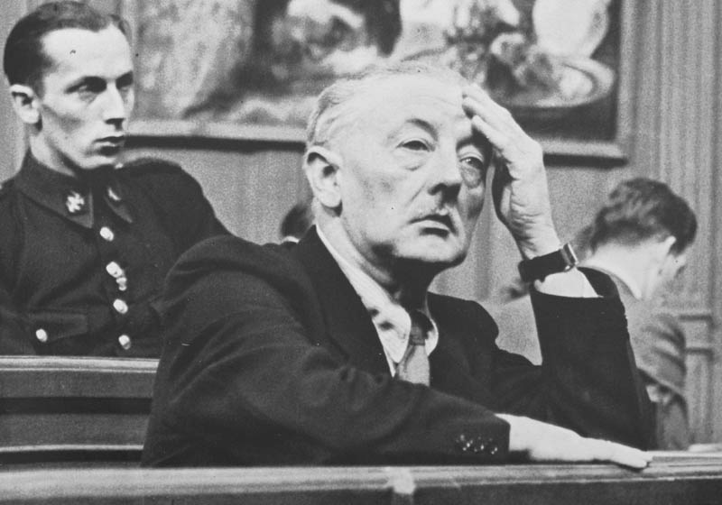 Van Meegeren at his trial in 1947