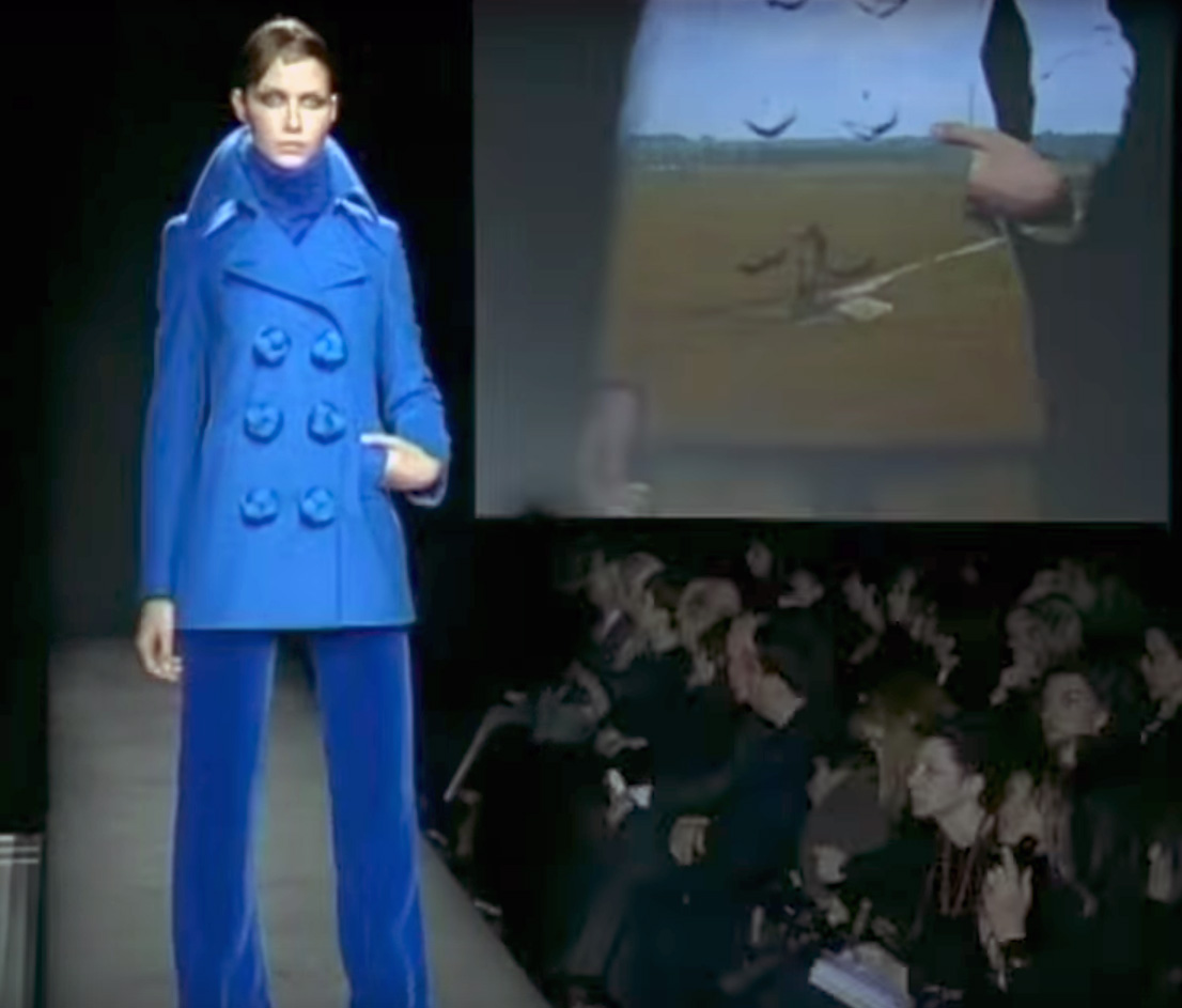 Viktor&Rolf's Autumn/Winter 2002 show, Paris. As featured in Betak Fashion Show Revolution