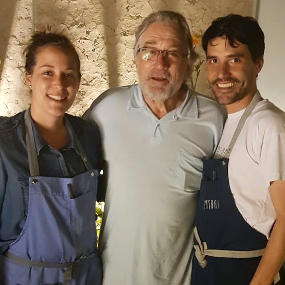 'Are you cooking at me?' From left: Central's Pía León, Robert De Niro, and Virgilio Martínez. Image courtesy of Martínez’s Instagram