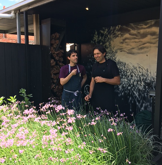 Virgilio Martinez and Ben Shewry in Melbourne, November 2016