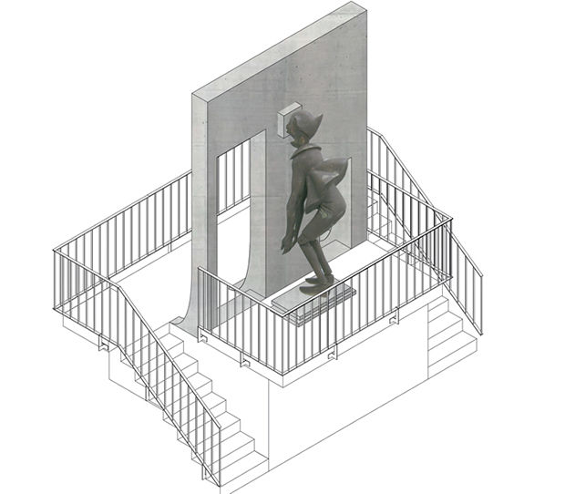 Cosima von Bonin's Working Idler proposal for the High Line Plinth. Image courtesy of High Line Art