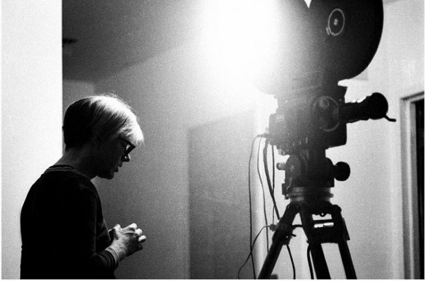 Andy Warhol with camera (1967)