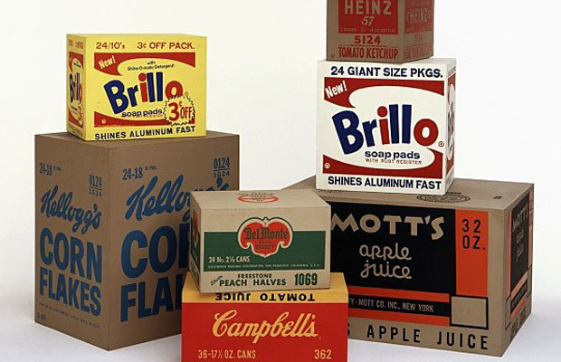 Brillo boxes and other works (1964) by Andy Warhol