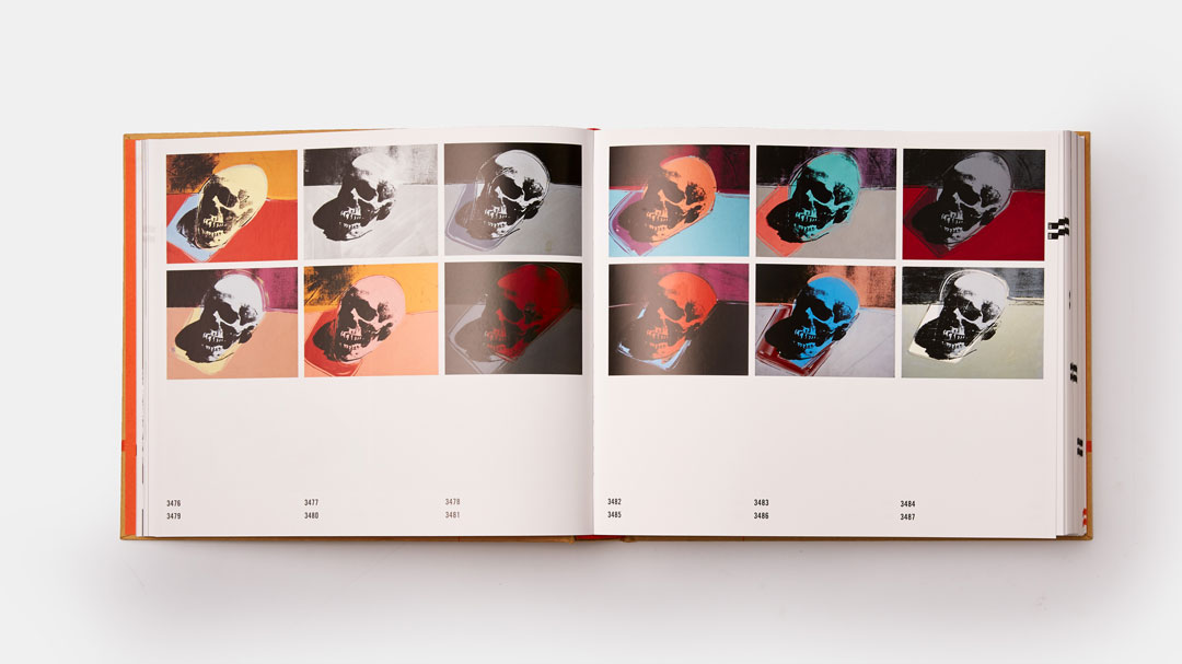 Warhol's Skulls series as featured in our Catalogue Raisonné