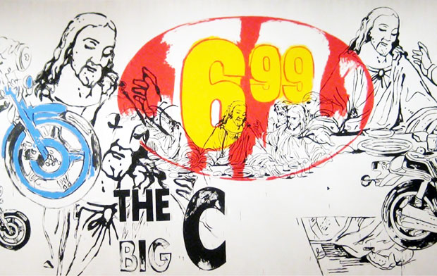 Detail from The Last Supper - The Big C (1986) by Andy Warhol