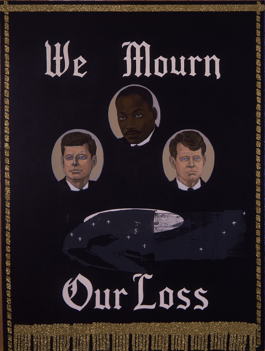 We Mourn our Loss I (1997) by Kerry James Marshall