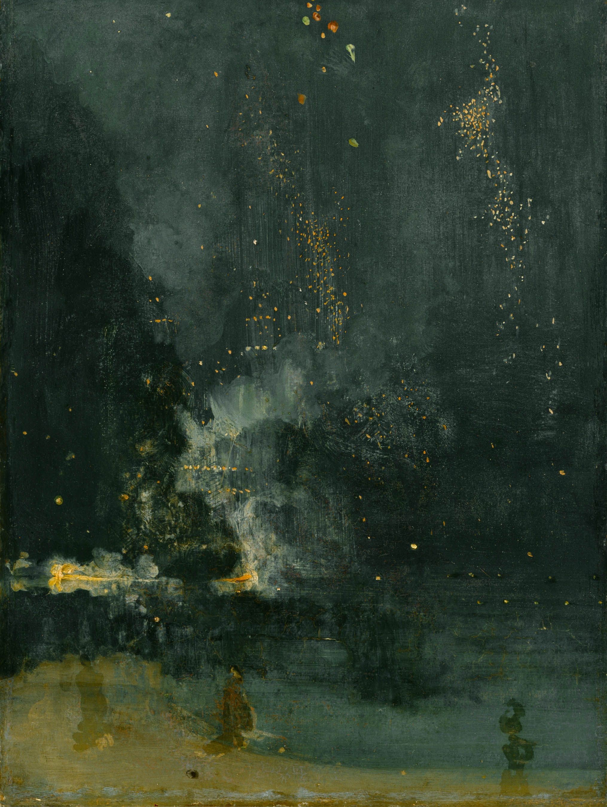 Nocturne in Black and Gold – The Falling Rocket (c. 1872-5) by James Whistler