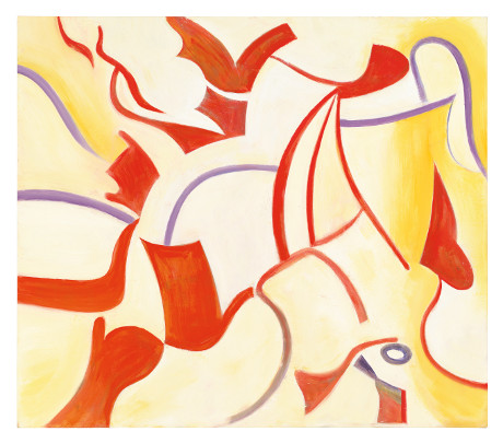 The Privileged (Untitled XX), 1985 Oil on canvas 70 x 80 inches (177.8 x 203.2 cm). © 2013 The Willem de Kooning Foundation/Artists Rights Society (ARS), New York. Tim Nighswander/ IMAGING4ART  