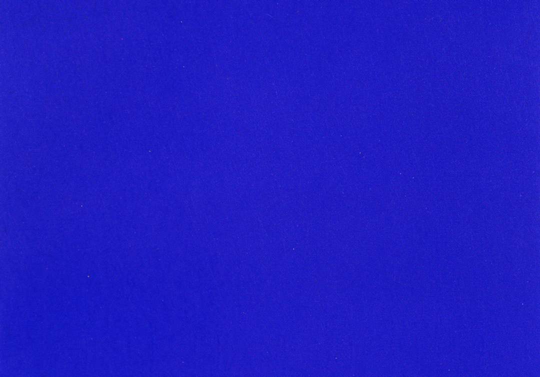 ikb - International Klein Blue, 1957