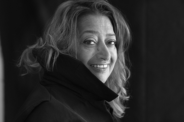 Zaha Hadid. Photograph by Brigitte Lacombe. Image courtesy of Zaha Hadid Architects