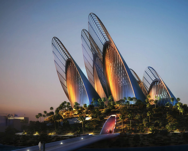The Zayed National Museum, designed by Sir Norman Foster