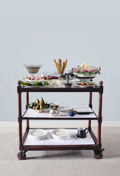 The dessert trolley at Ballymaloe House. Photo by Cliodhna Prendergast