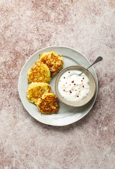 Latkes. All images from The Gluten-Free Cookbook. Photography by Infraordinario Studio
