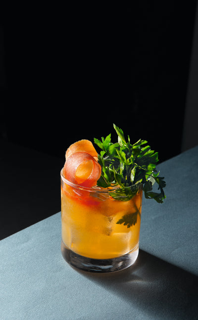 Carrot Spritz. Cocktail photos by Andy Sewell
