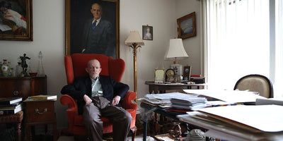 mark landis interview portrait artist painting studio background