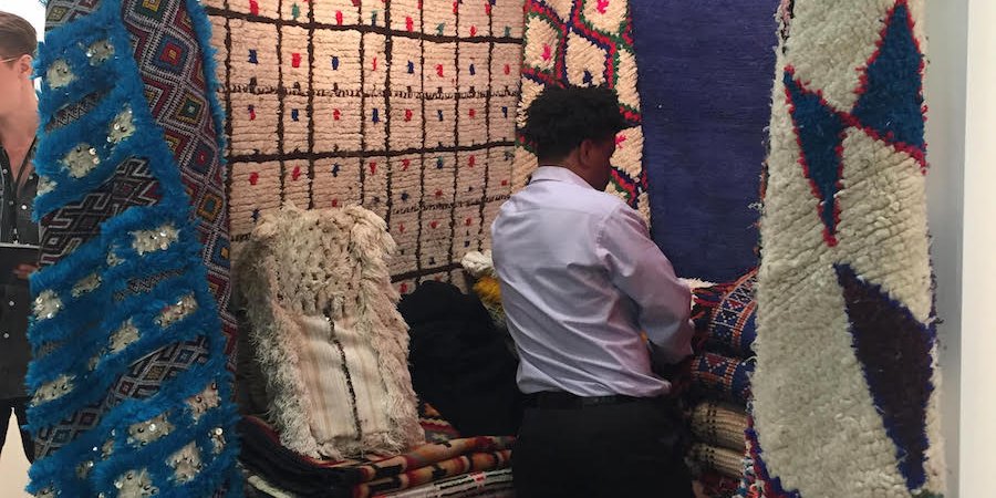 weird materials art installation at NADA New York 2015 exhibition