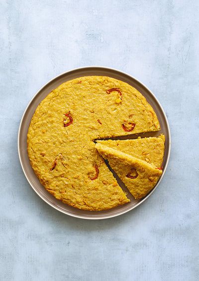 Creole corn bread. From The Gluten-Free Cookbook. Photography by Infraordinario Studio.