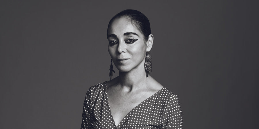 Shirin Neshat Facing History black and white portrait photograph art exhibition image