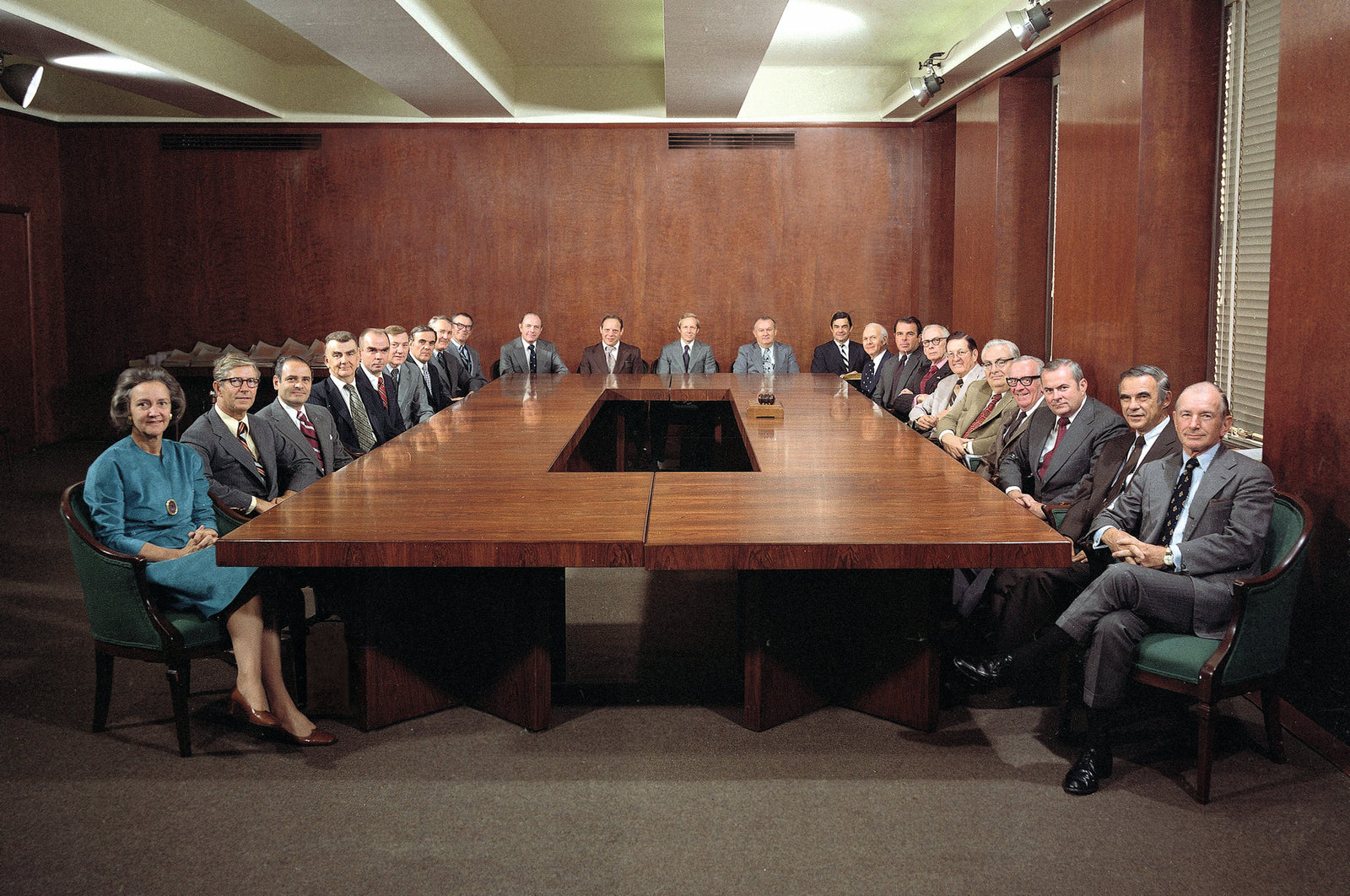 Katharine Graham, Publisher, New York, New York, 1975.