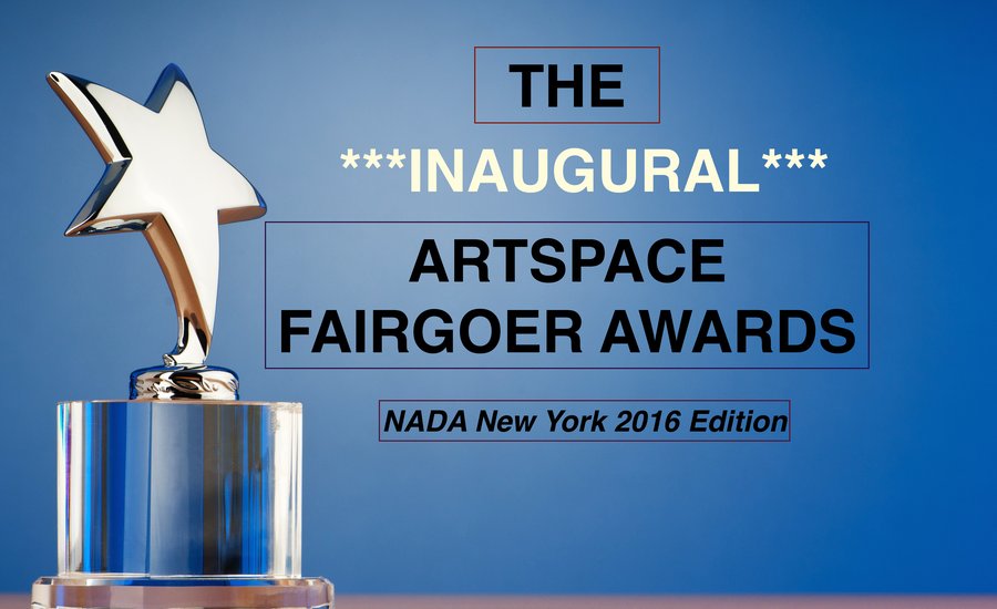 Artspace audience poll at NADA New York 2016 event crowd and exhibition view