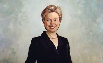 presidential art part 2 democrats painting with red and blue colors on canvas