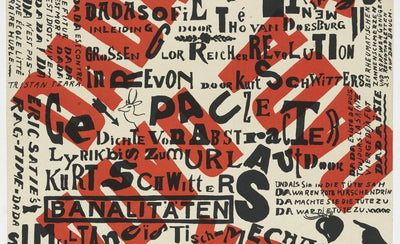 history of dada art movement cover image from phaidon book with abstract shapes and bold colors