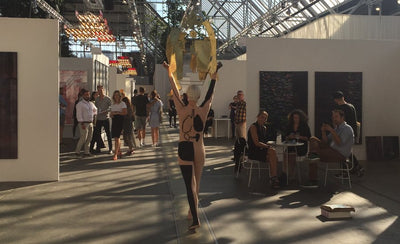 The best artworks at the 2016 Code Art Fair displayed in a gallery setting