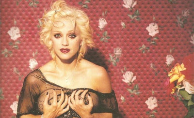 Express Yourself Like Madonna and Collect Artists From Her Collection promotional banner with vibrant colors and artistic design