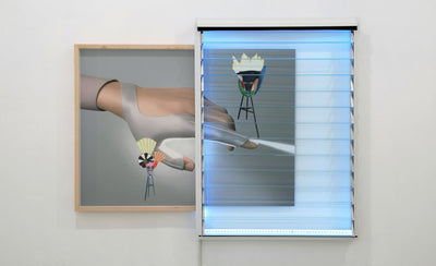 Emerging artists artwork displayed at Art Basel Miami Beach 2016 exhibition