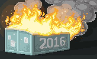 big ideas list 2016 infographic with colorful icons and text on a white background