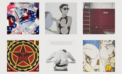 Splurge Save Steal 6 Artworks That Are Deals No Matter How You Slice It colorful abstract paintings collage