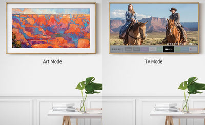 Samsung newest television allows you to collect digital art on demand displayed on screen
