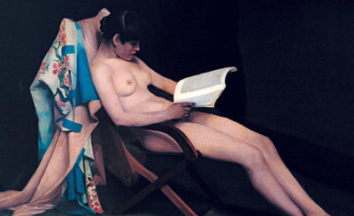 summer reading an art lovers reading guide book stack with glasses on wooden table