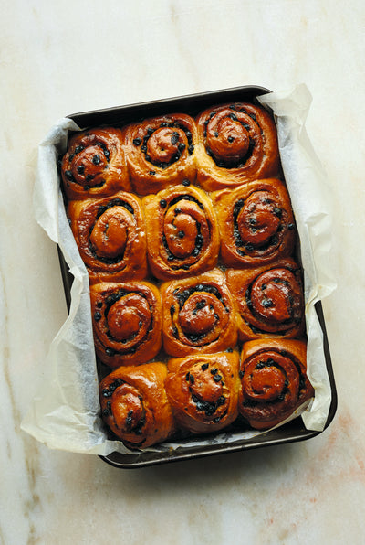 Chelsea Buns. Photography by Sam A Harris