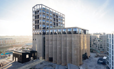 The Tate Modern former power plant transformed into an art museum with industrial architecture and modern art installations