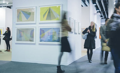 8 affordable artworks under 20000 dollars at Armory 2019 exhibition colorful abstract paintings displayed on white gallery walls