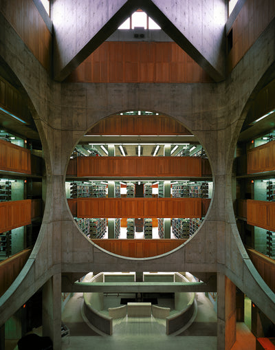 Library interior, Phillips Exeter Academy, New Hampshire, USA, 1965-72. Picture credit: Grant Mudford, Los Angeles, CA, USA