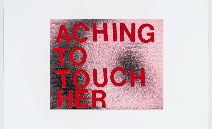 the artspace group show text as art art as text exhibition promotional banner
