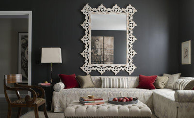 Matthew Patrick Smyth artwork displayed in a home setting colorful abstract painting on wall