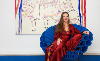 Interview with Pilar Corrias featured in The Artspace Art for Life article showing a modern art gallery interior