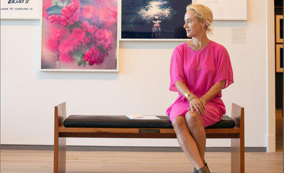 Cig Harvey artist interview portrait vibrant colors home interior photography