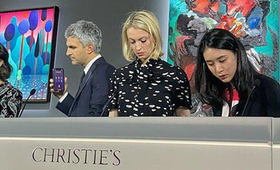 Nicolas Party artwork breaks auction record vibrant colorful abstract painting