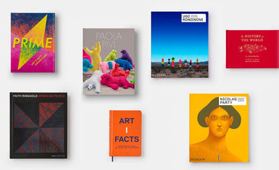 Phaidon new season art books cover image with colorful abstract design and 900x450 resolution