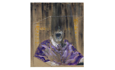 Anatomy of an Artwork Head VI 1949 by Francis Bacon painting close-up detail