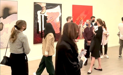 Camille Henrot artwork displayed at Frieze art fair vibrant contemporary art exhibition