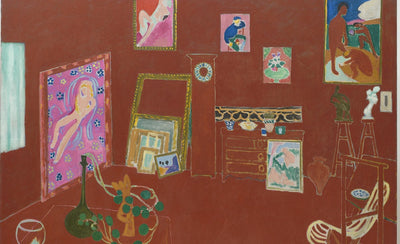 Anatomy of an Artwork The Red Studio 1911 by Henri Matisse painting detailed view