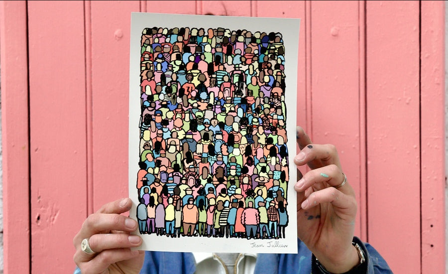 Jean Jullien new edition story artwork 900x450 colorful illustration