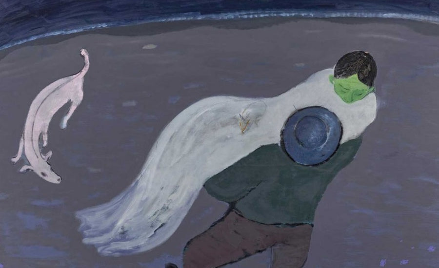why sanya kantarovsky painting abstract colorful art close-up
