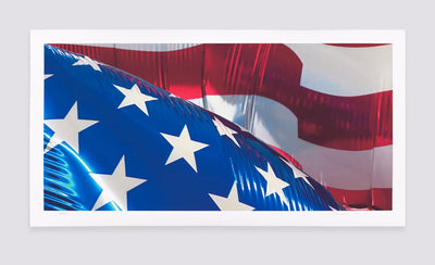 Jeff Koons new edition Flag II artwork for Democracy Matters on Artspace website image